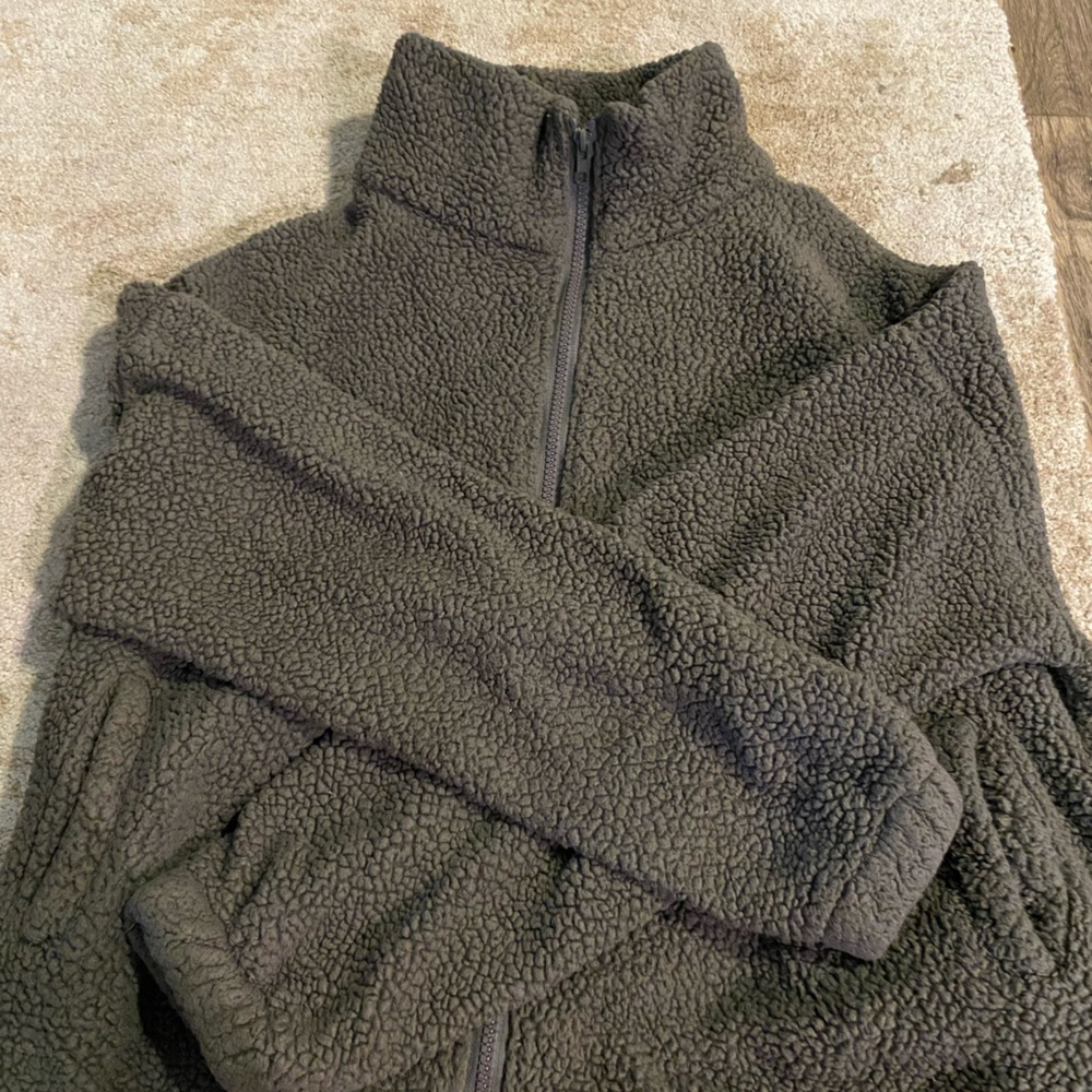Shein Sherpa Cropped Jacket